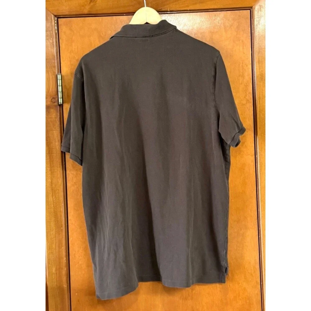 Polo Ralph Lauren Polo Shirt Mens XLTG Brown Green Pony 100% Cotton Big Tall